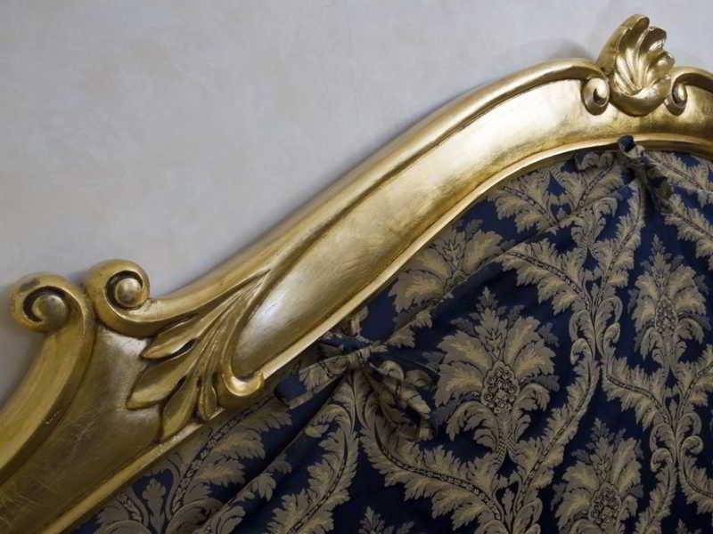 Hotel Vittoria Pesaro Exterior photo Detail of a Louis XV bed